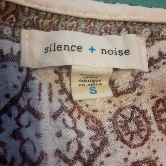 Boho Style Silence + Noise Long Sleve Open Front High Low Blouse - Picture 15 of 15